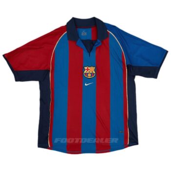 Alternative view of Maillot Barca Domicile 2001 2002 Rivaldo