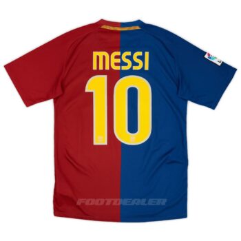 Maillot Barca Domicile 2008 2009 Messi