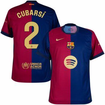 Maillot Barca Domicile 2024 2025 Cubarsi New Sponsor