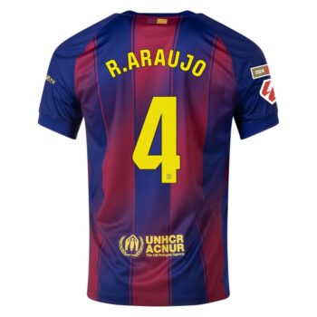 Alternative view of Maillot Enfant Barca Domicile 2025 2026 Araujo La Liga