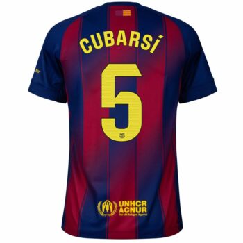 Alternative view of Maillot Barca Domicile 2025 2026 Cubarsi 5 La Liga