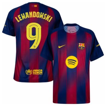 Maillot Enfant Barca Domicile 2025 2026 Lewandowski