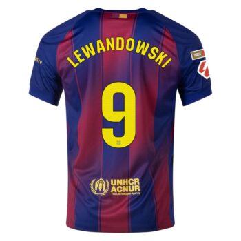 Alternative view of Maillot Enfant Barca Domicile 2025 2026 Lewandowski La Liga