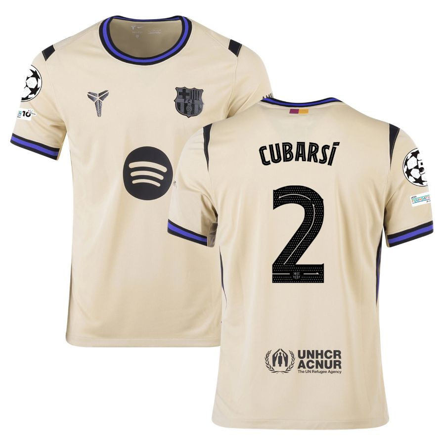 Maillot Enfant Barca Exterieur 2025 2026 Cubarsi UCL