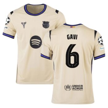 Maillot Barca Exterieur 2025 2026 Gavi UCL