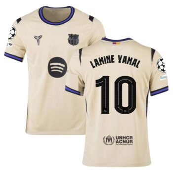 Maillot Enfant Barca Exterieur 2025 2026 Lamine Yamal UCL
