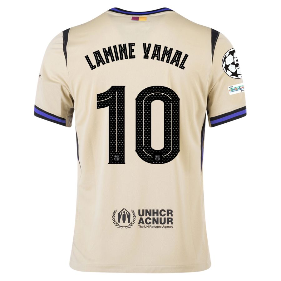 Maillot Enfant Barca Exterieur 2025 2026 Lamine Yamal UCL – Image 2