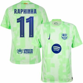 Maillot Barca Third 2024 2025 Raphinha New Sponsor