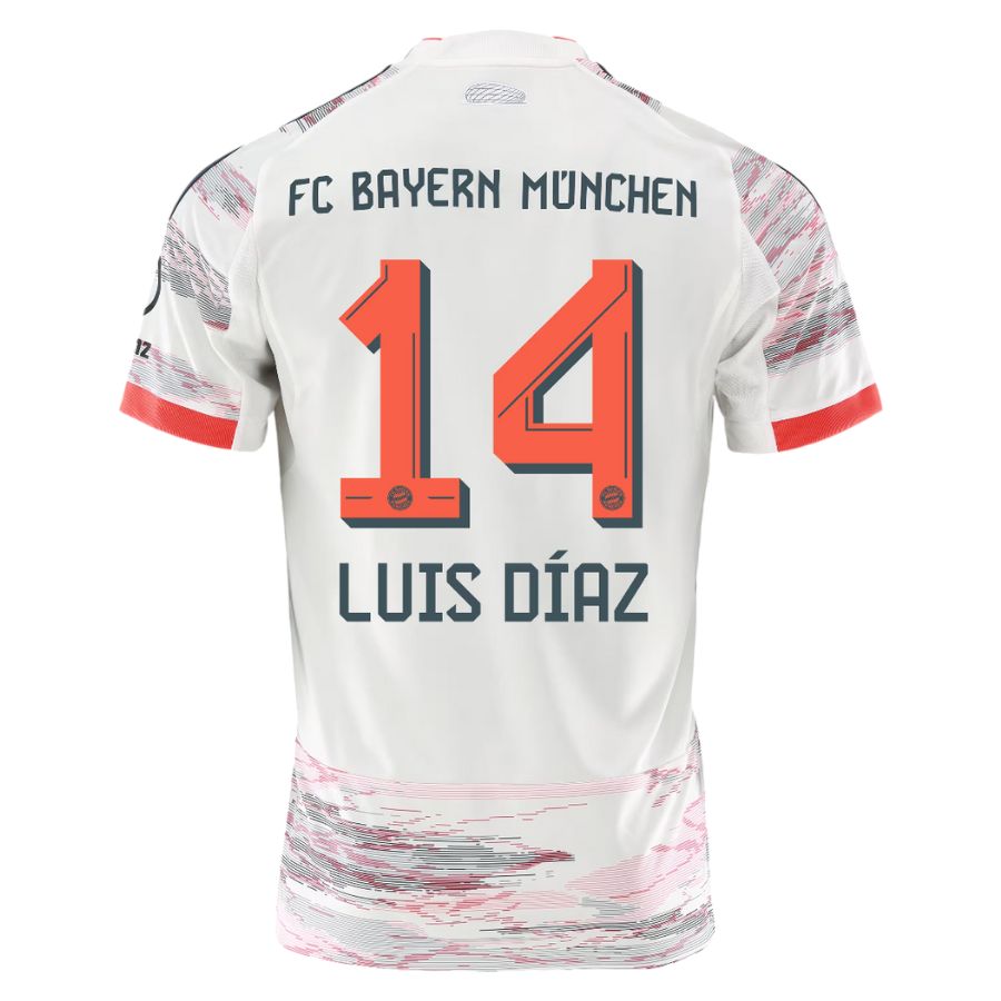 Maillot Bayern Munich Exterieur 2025 2026 Luis Diaz – Image 2