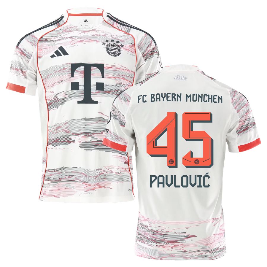 Maillot Bayern Munich Exterieur 2025 2026 Pavlovic