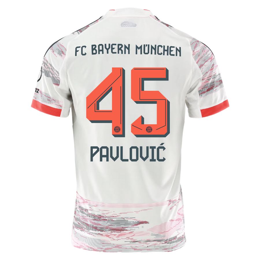 Maillot Bayern Munich Exterieur 2025 2026 Pavlovic – Image 2