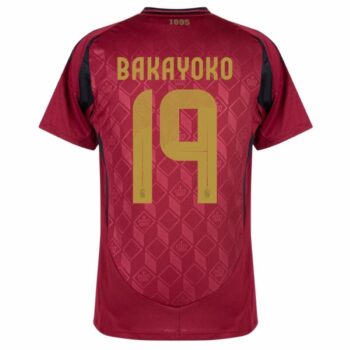 Alternative view of Maillot Belgique Domicile 2024 2025 Bakayoko