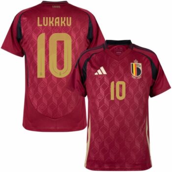 Maillot Belgique Domicile 2024 2025 Lukaku