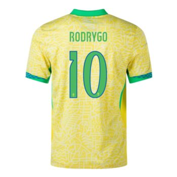 Alternative view of Maillot Kit Enfant Bresil Domicile 2024 2025 Rodrygo
