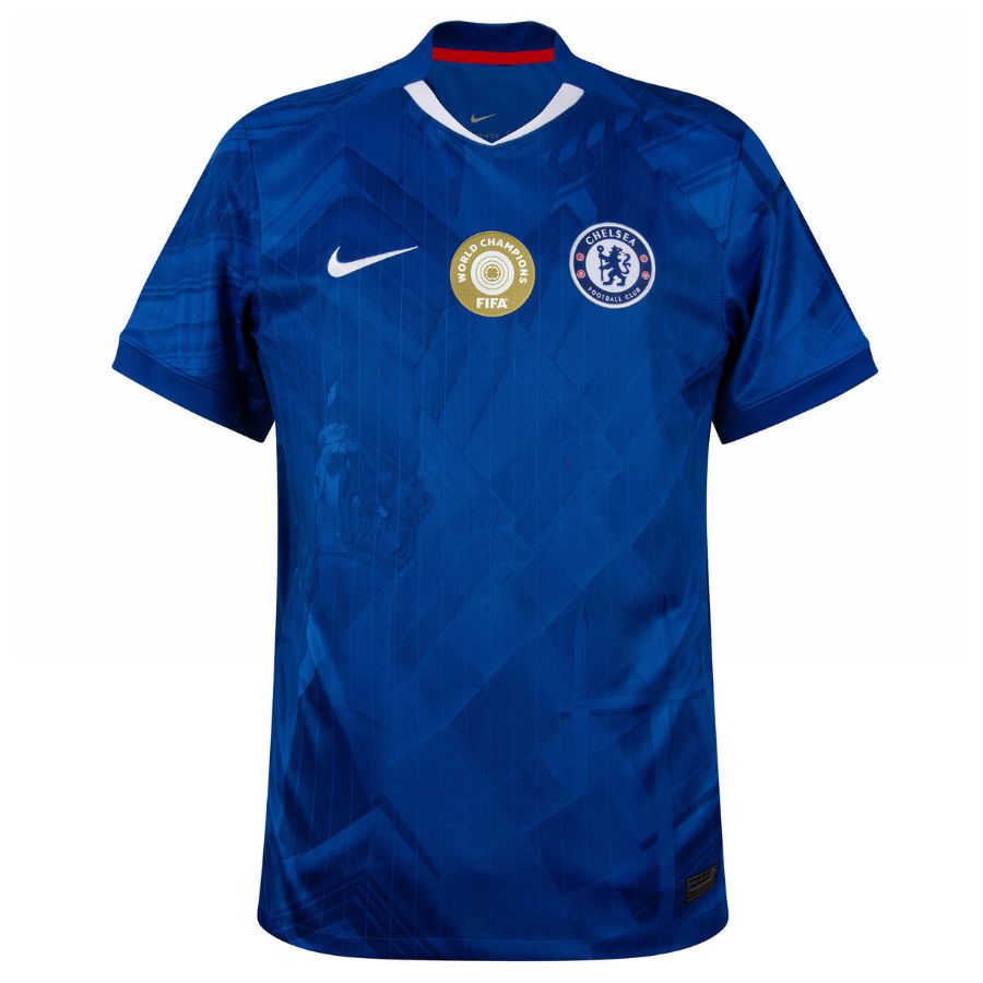 Maillot Enfant Chelsea Domicile 2025 2026 Champions du Monde Fifa