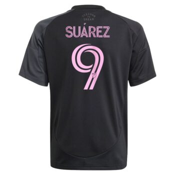 Alternative view of Maillot Enfant Inter Miami Exterieur 2025 Suarez