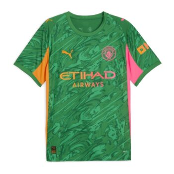 Maillot Enfant Manchester City Domicile 2025 2026 Gardien Vert