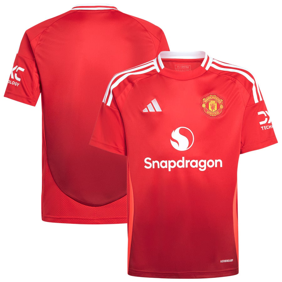 Maillot Kit Enfant Manchester United Domicile 2024 2025 – Image 4