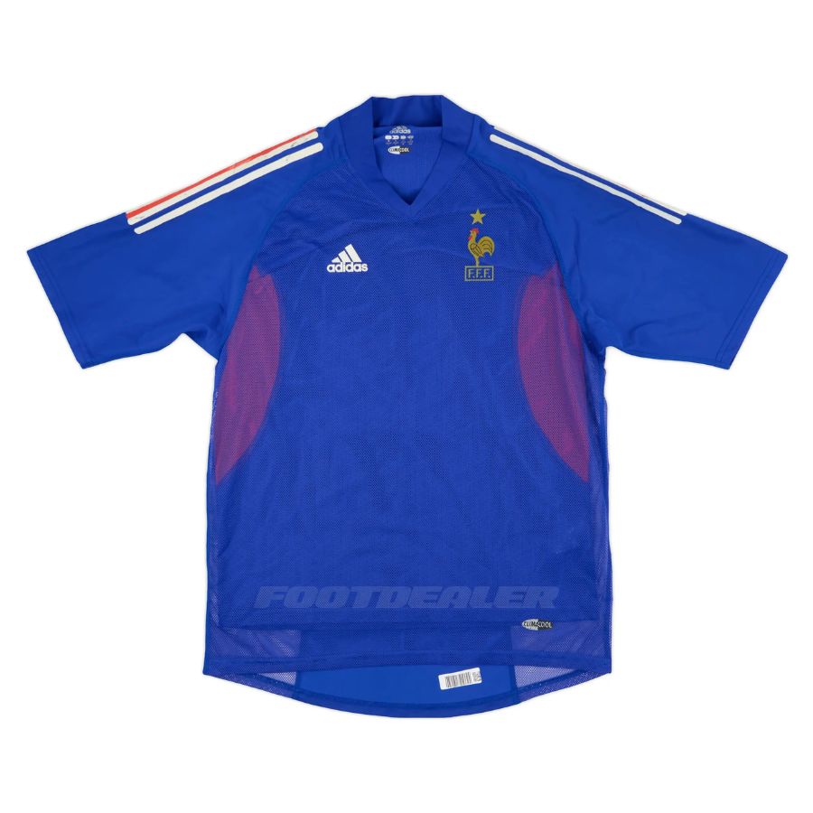 Maillot Equipe de France Domicile 2002 2004 Pires – Image 2