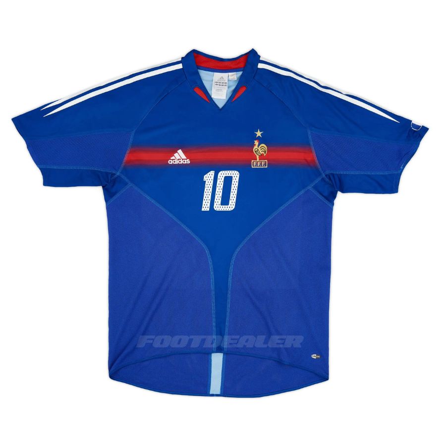 Maillot Equipe de France Domicile 2004 2006 Zidane – Image 2