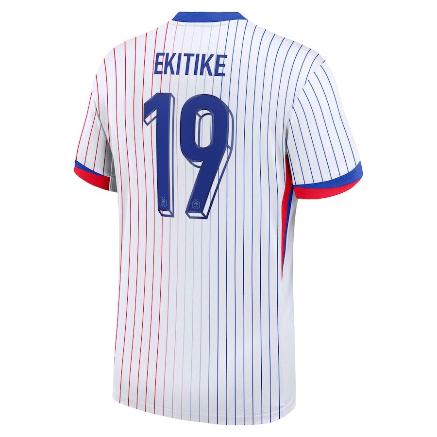 Maillot Kit Enfant Equipe de France Blanc 2024 2025 Ekitike – Image 2