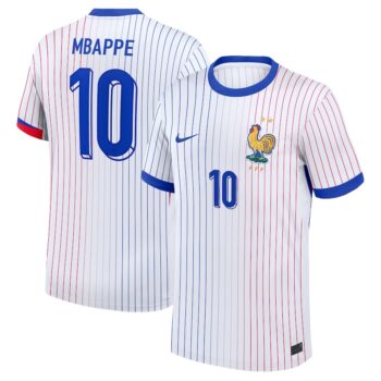 Maillot Enfant Equipe de France Exterieur 2024 2025 Mbappe