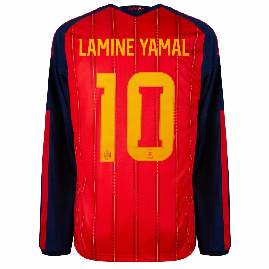 Maillot Espagne Domicile 2026 2027 Lamine Yamal 10 Manches Longues – Image 2