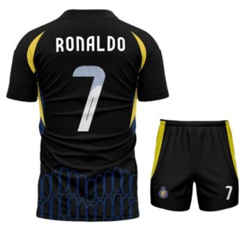 Maillot Kit Enfant AL Nassr Ronaldo Exterieur 2024 2025