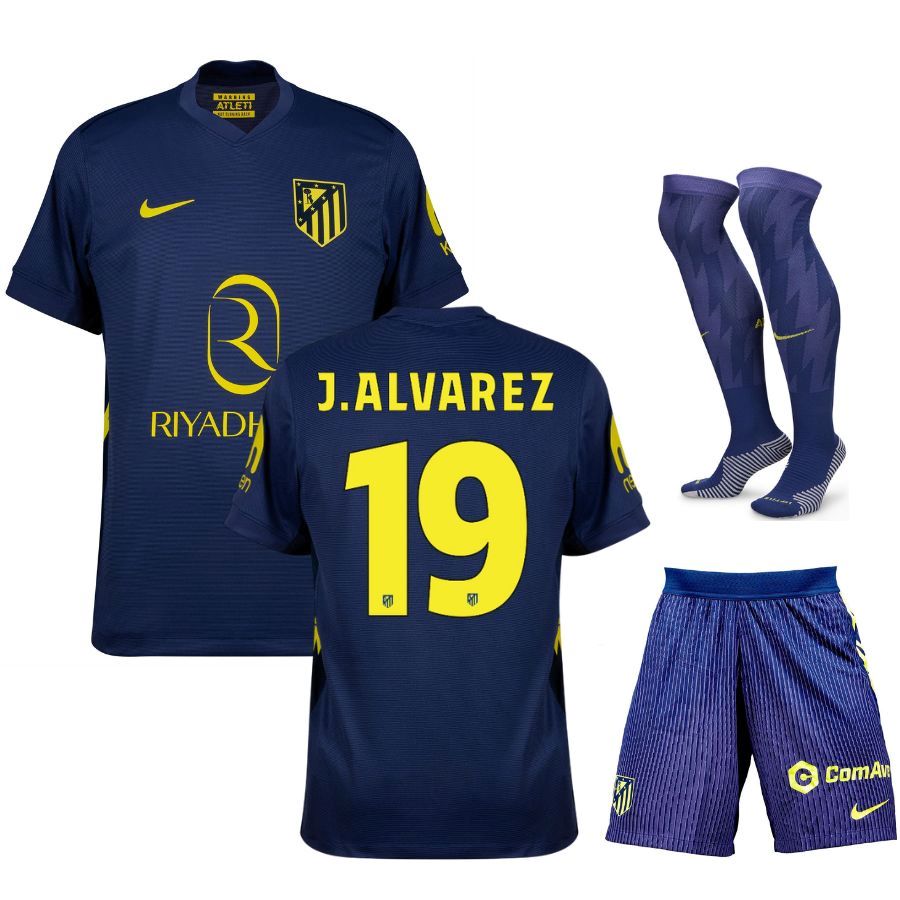 Maillot Kit Enfant Atletico Madrid Exterieur 2025 2026 Alvarez