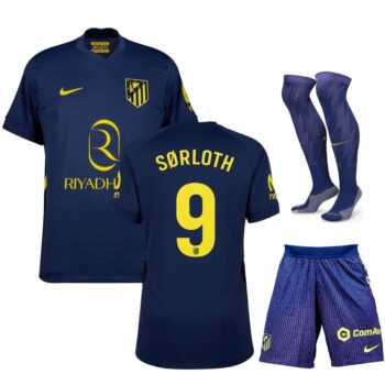 Maillot Kit Enfant Atletico Madrid Exterieur 2025 2026 Sorloth