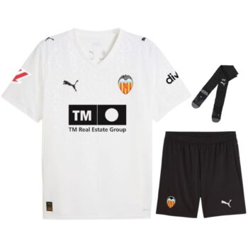 Maillot Kit Enfant FC Valence Domicile 2025 2026 Noir