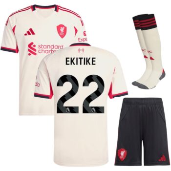 Maillot Kit Enfant Liverpool Exterieur 2025 2026 EKITIKE