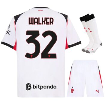 Maillot Kit Enfant Milan AC Exterieur 2025 2026 Walker