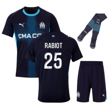 Maillot Kit Enfant OM Exterieur 2025 2026 Rabiot