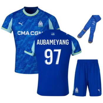 Maillot Kit Enfant OM Third 2025 2026 Aubameyang
