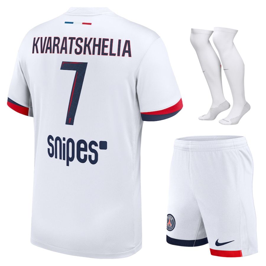 Maillot Kit Enfant PSG Exterieur 2025 2026 Kvaratskhelia