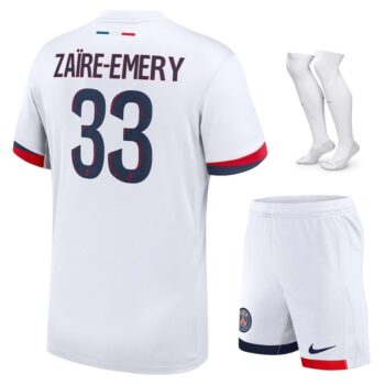 Maillot Kit Enfant PSG Exterieur 2025 2026 Zaire Emery