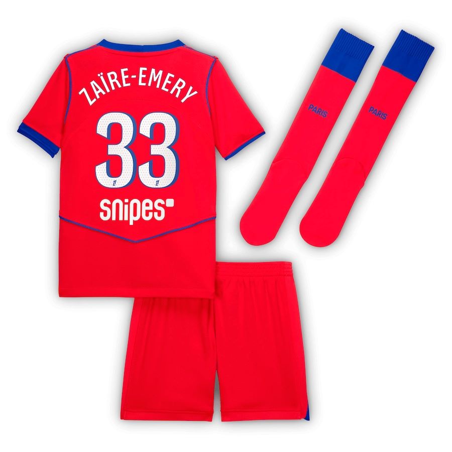 Maillot Kit Enfant PSG Third 2025 2026 Zaire Emery – Image 2