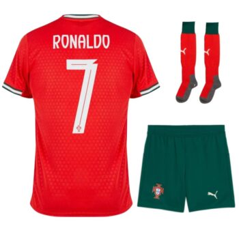 Maillot Kit Enfant Portugal Domicile 2025 2026 Ronaldo