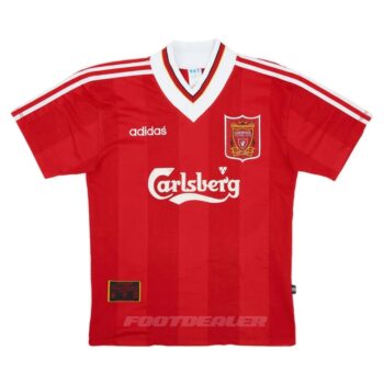 Alternative view of Maillot Liverpool Domicile 1995 1996 Barnes