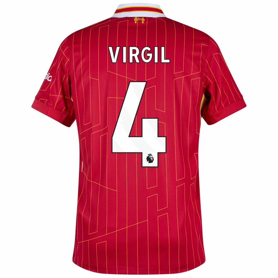 Maillot Kit Enfant Liverpool Domicile 2024 2025 Virgil – Image 2