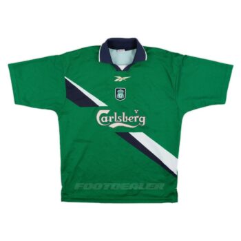 Alternative view of Maillot Liverpool Exterieur 1999 2000 Redknapp