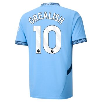 Alternative view of Maillot Manchester City Domicile 2024 2025 Grealish