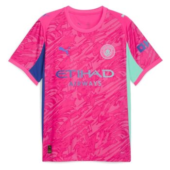 Alternative view of Maillot Kit Enfant Manchester City Domicile 2025 2026 Gardien Rose