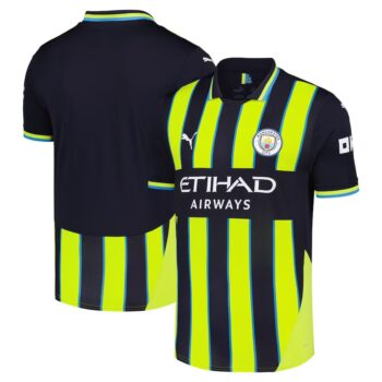 Alternative view of Maillot Enfant Manchester City Exterieur 2024 2025