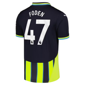 Alternative view of Maillot Manchester City Exterieur 2024 2025 Foden