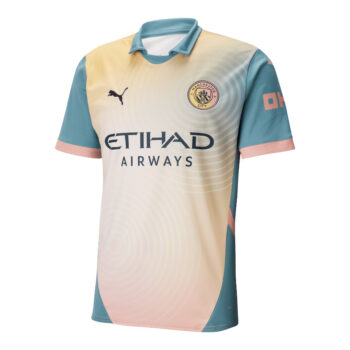 Alternative view of Maillot Kit Enfant Manchester City Fourth 2024 2025