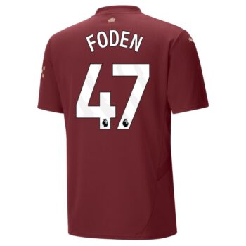Alternative view of Maillot Manchester City Third 2024 2025 Foden