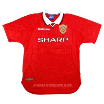 Alternative view of Maillot Manchester United Domicile 1997 2000 Solskjaer