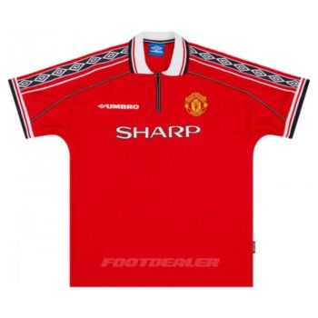 Alternative view of Maillot Manchester United Domicile 1998 2000 Stam